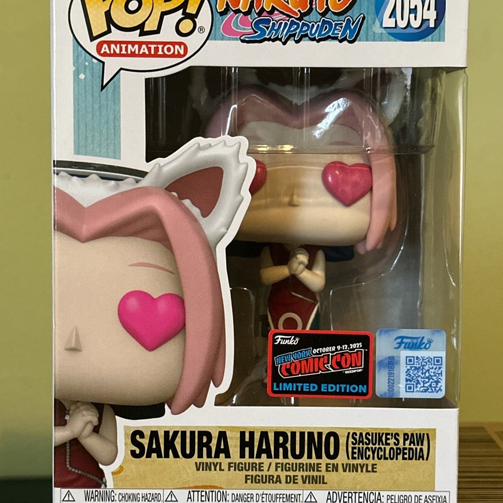 Funko POP! Naruto Sakura Haruno #2054 NYCC 2025 Exclusive In Hand w/Protector